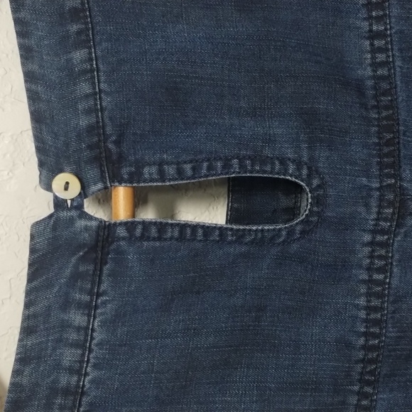 Soft Sorroundings Chambray Georgica Blouse - Picture 5 of 9